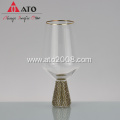 Unique Shape Diamond Martini Red wine Glass